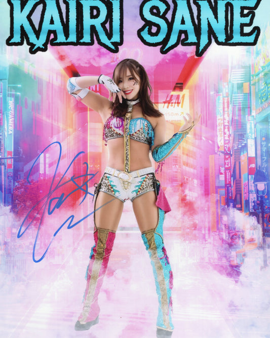 Kairi Sane funhouse metallic 8x10 - WWE NJPW photo signed auto autographed