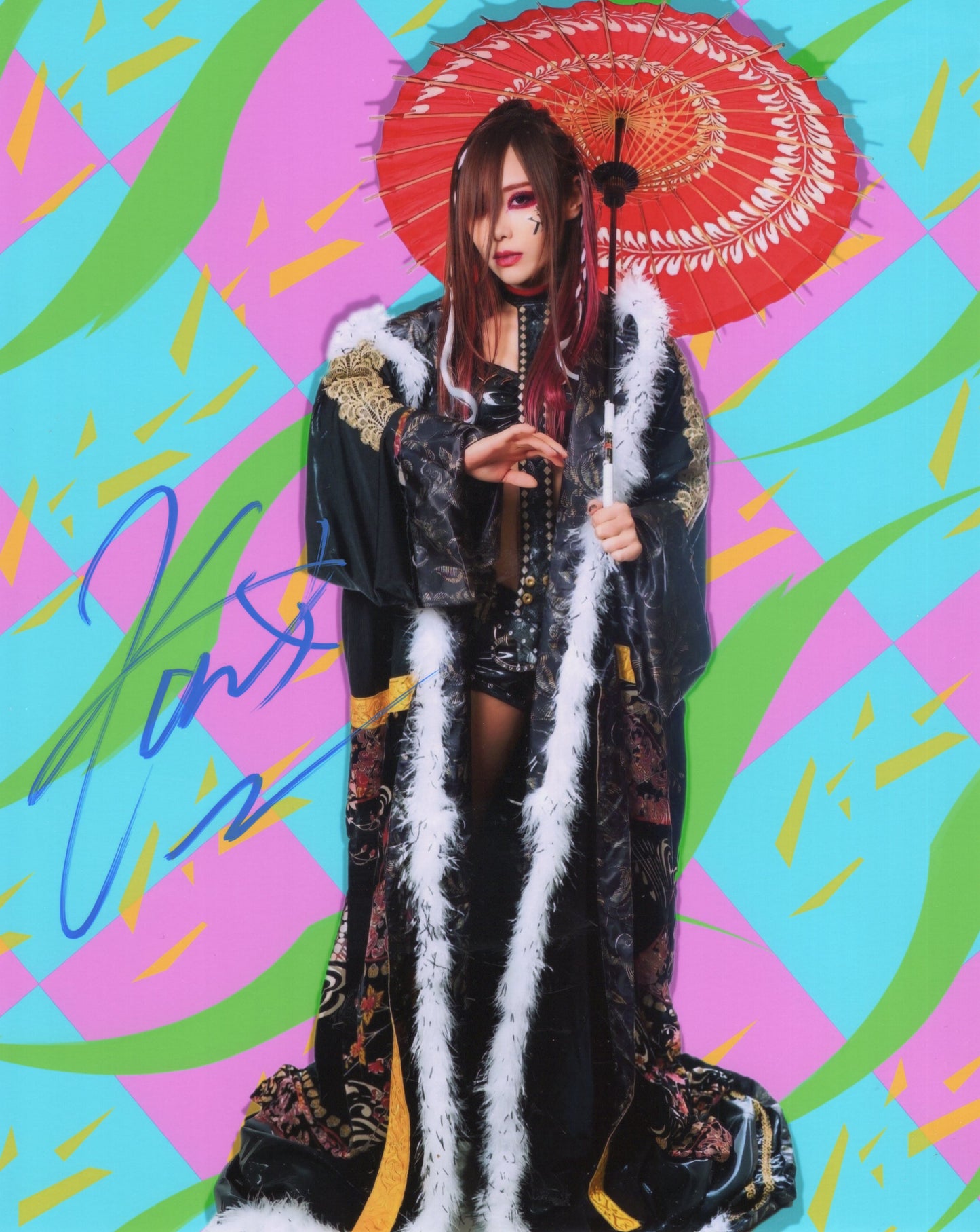 Kairi Sane funhouse metallic 8x10 - WWE NJPW photo signed auto autographed