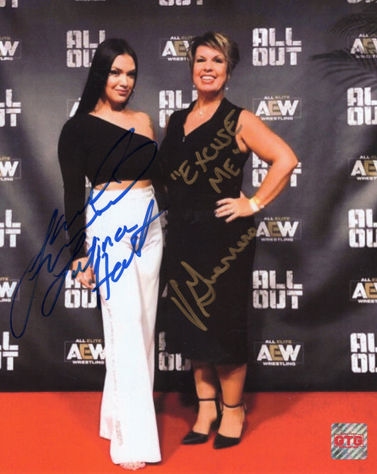 Vickie Guerrero Shaul Guerrero (8x10) TNA WWE photo signed autographed
