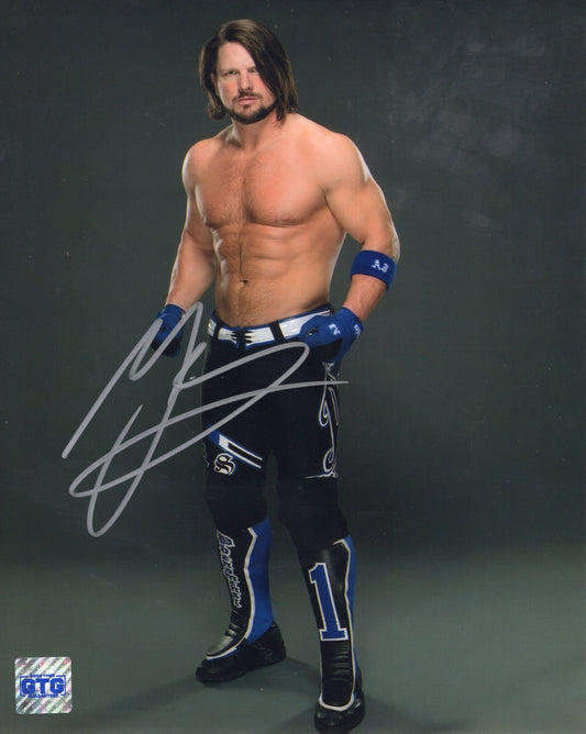 AJ Styles (8x10) WWE TNA photo signed auto autographed