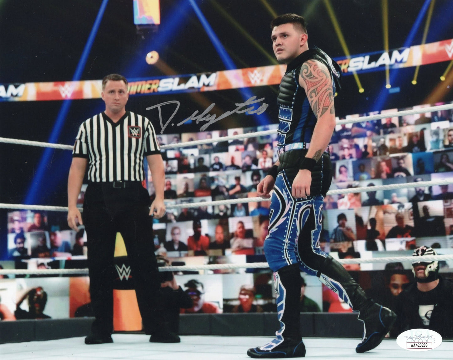 Dominic Mysterio 8x10 JSA COA photo autographed signed WWE