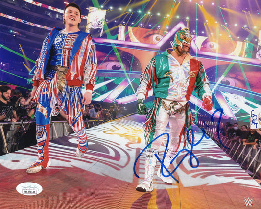 Rey Mysterio Jr. 8x10 JSA COA photo autographed signed WWE WCW