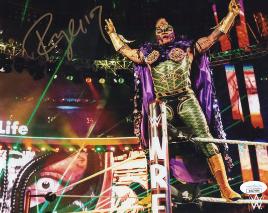 Rey Mysterio Jr. 8x10 JSA COA photo autographed signed WWE WCW
