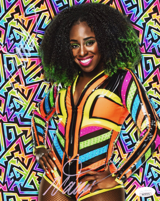 Naomi Funhouse (metallic 8x10) - JSA TNA IMPACT WWE photo signed auto autographed