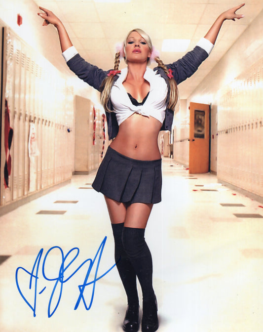 Jillian Hall (8x10) wwe jsa coa certed photo signed auto autographed