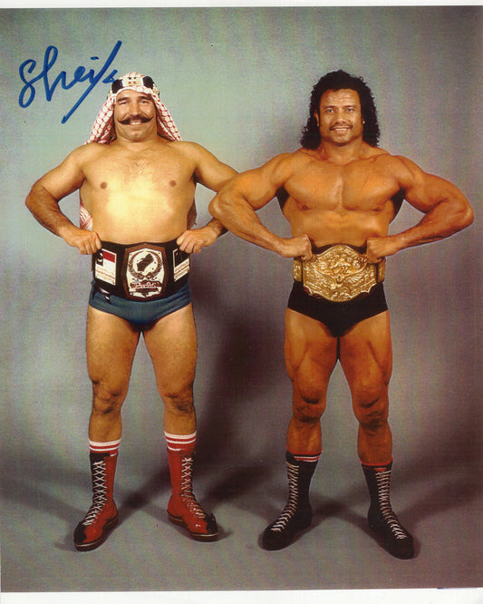 Iron Sheik  Shiek signed (8x10) photo WWE WWF auto autographed