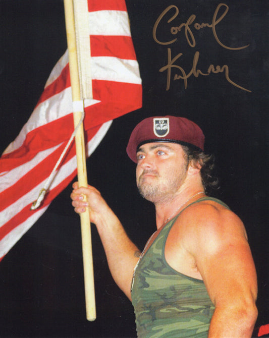 Corporal Kerschner (8x10) photo signed auto autographed WCW WWF AWA NWA