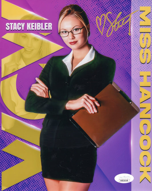 Stacy Keibler (8x10 Metallic) Hancock JSA COA WWF WCW photo signed auto