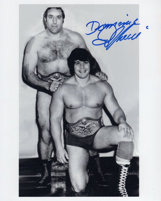 Dominic DeNucci WWF AWA signed autographed 8x10 photo