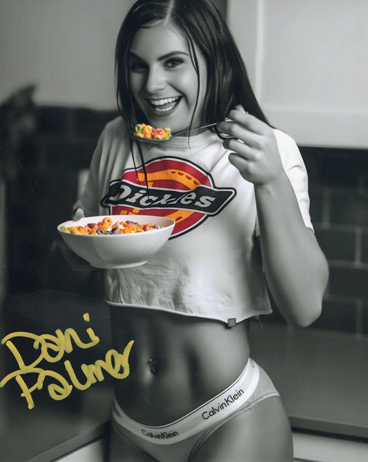 Dani Palmer (8x10) metallic Autograph signed Photo WWE NXT Sexy auto