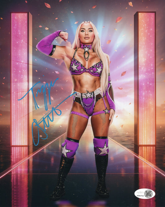 Tiffany Stratton (8x10 metallic) JSA COA WWE NXT autograph signed photo