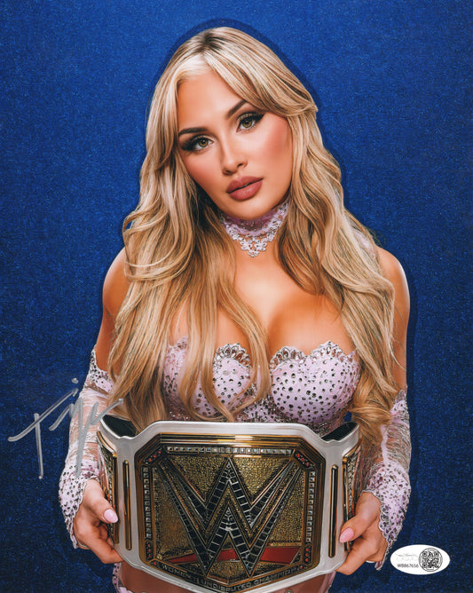 Tiffany Stratton (8x10 metallic) JSA COA WWE NXT autograph signed photo