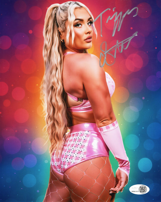 Tiffany Stratton (8x10 metallic) JSA COA WWE NXT autograph signed photo
