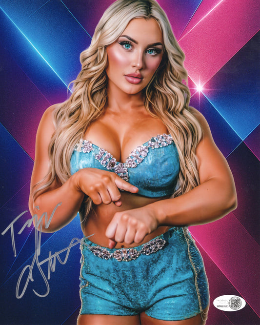 Tiffany Stratton (8x10 metallic) JSA COA WWE NXT autograph signed photo