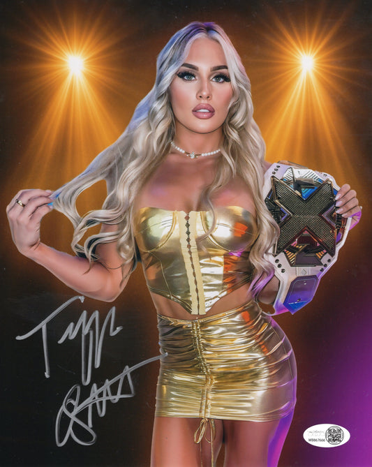 Tiffany Stratton (8x10 metallic) JSA COA WWE NXT autograph signed photo