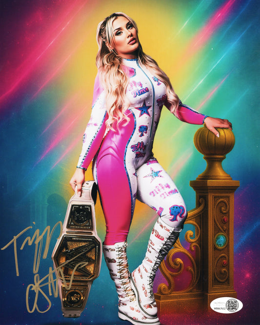 Tiffany Stratton (8x10 metallic) JSA COA WWE NXT autograph signed photo