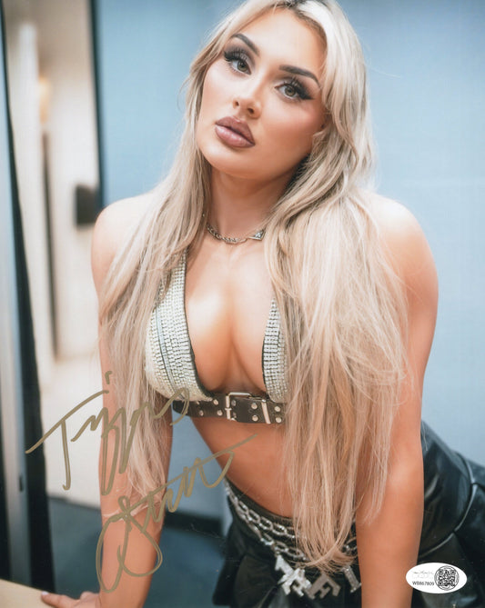 Tiffany Stratton (8x10 metallic) JSA COA WWE NXT autograph signed photo