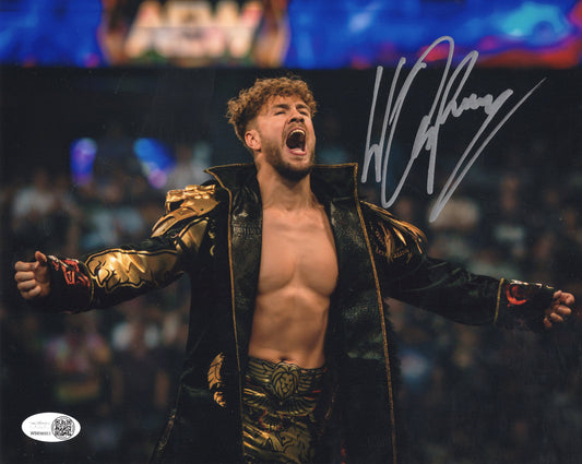 Will Osprey (8x10) AEW photo signed auto autographed NJPW JSA COA