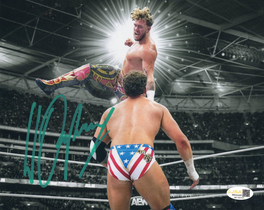 Will Osprey (8x10) AEW photo signed auto autographed NJPW JSA COA