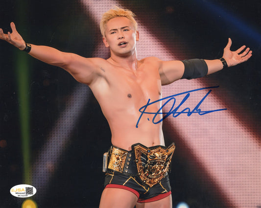 Kazuchika Okada (8x10) AEW NJPW  photo signed autographed JSA COA