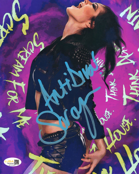 Paige Saraya JSA COA (8x10) metallic photo signed auto autographed inscribed
