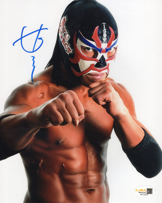 The Great Sasuke (8x10) AEW photo signed auto autographed NJPW JSA COA