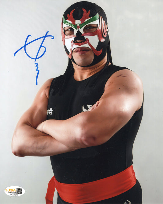 The Great Sasuke (8x10) AEW photo signed auto autographed NJPW JSA COA