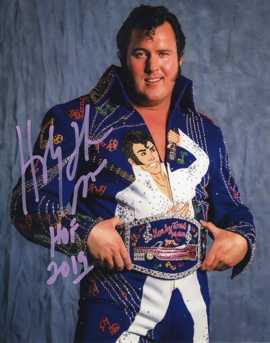 Honky Tonk Man (8x10 photo) JSA COA WWF autographed inscription