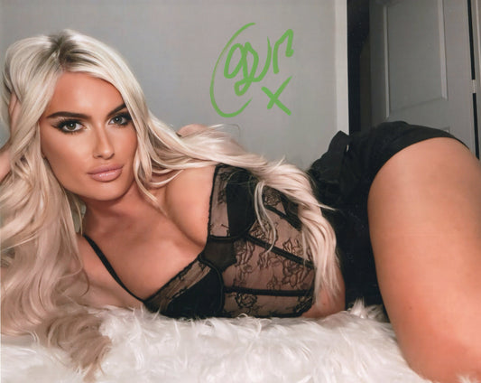 Mariah May Blake Monroe (metallic 8x10) photo signed auto autographed AEW WWE