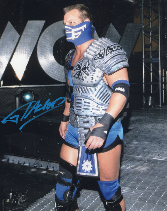 Glacier 8x10 WCW signed autographed photo