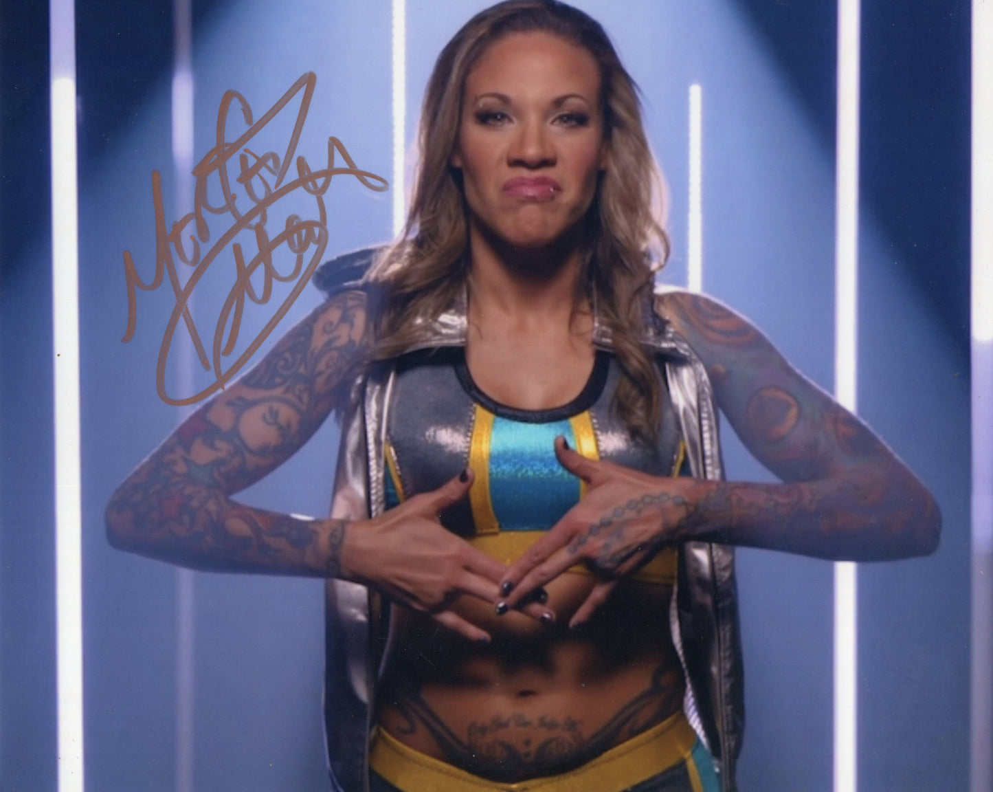 Mercedes Martinez signed (8x10) photo AEW ROH TNA auto autographed