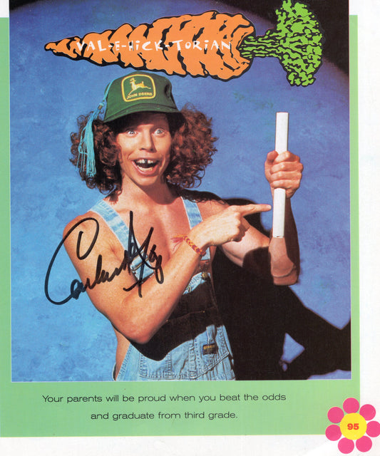Carrot Top Celebrity signed (7x7) photo auto autographed