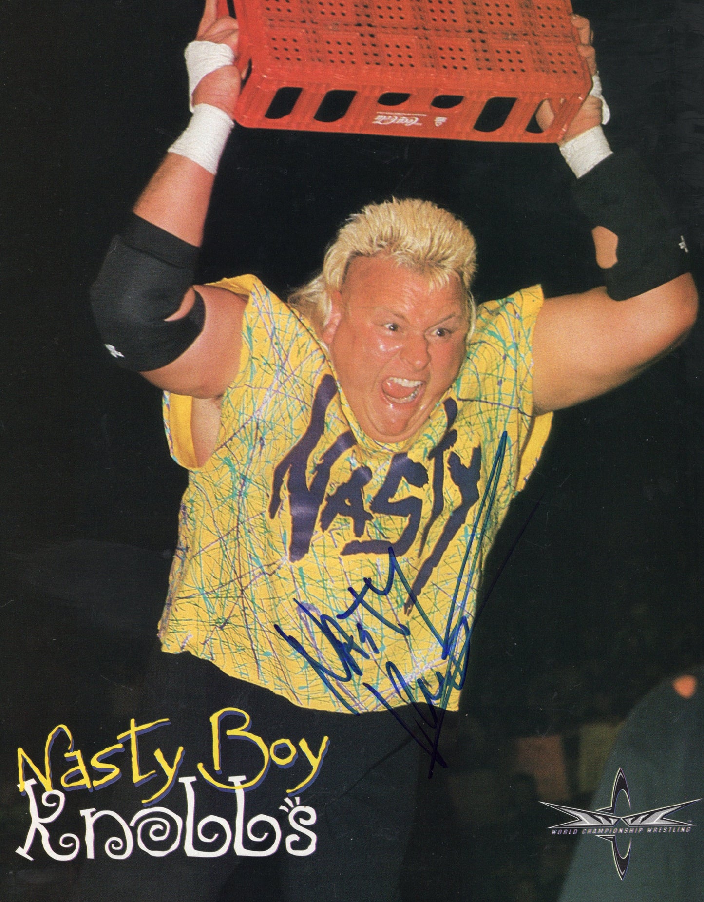 Nasty Boys Brian Knobbs WWF  (magazine page) signed autographed