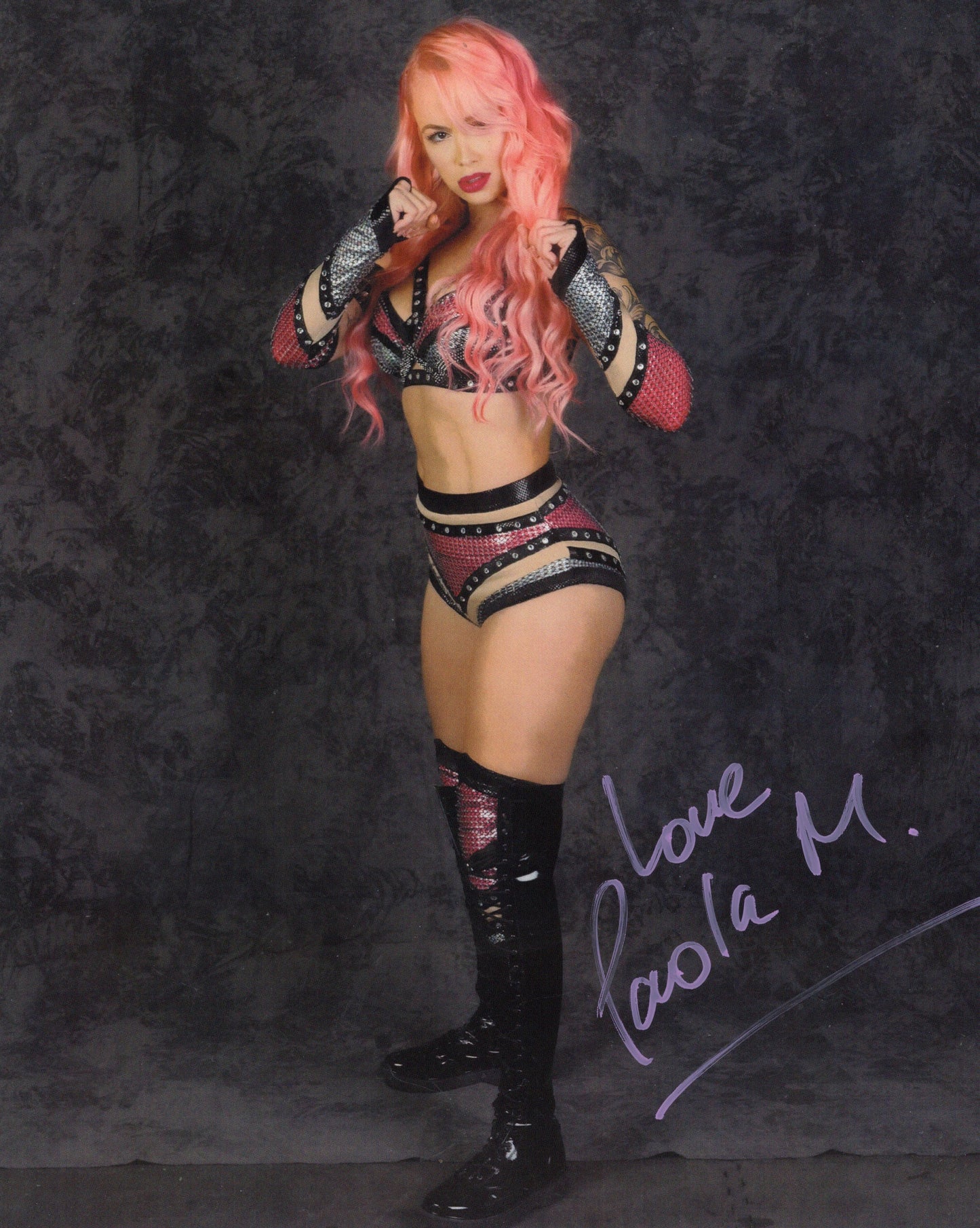Paola Mayfield signed (8x10) photo AEW ROH TNA auto autographed