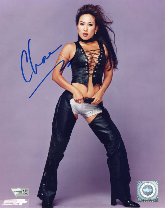 Chae Nitro Girl Photofile (8x10)  WCW photo signed auto autographed Fanatics