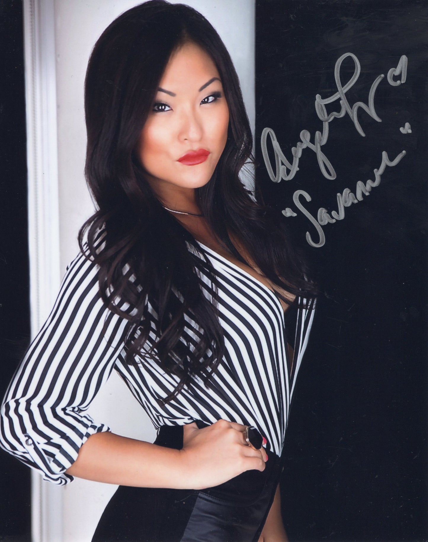 Angela Fong Savannah (8x10) WWE NXT photo signed auto autographed
