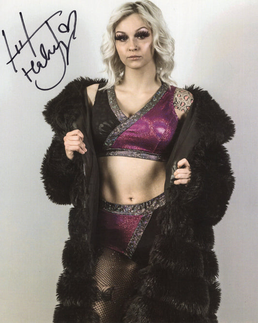 Hollyhood Haley J (8x10) OVW WOW AEW photo signed auto autographed