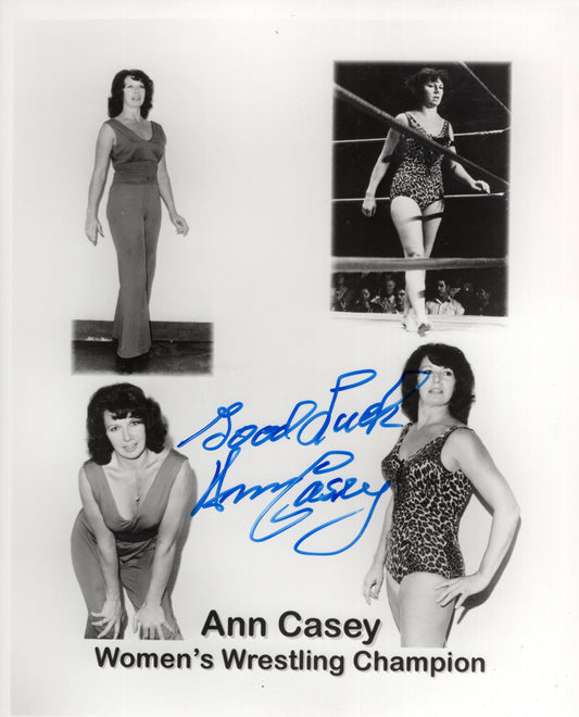 Ann Casey NWA signed (8x10) photo auto autographed inscribed