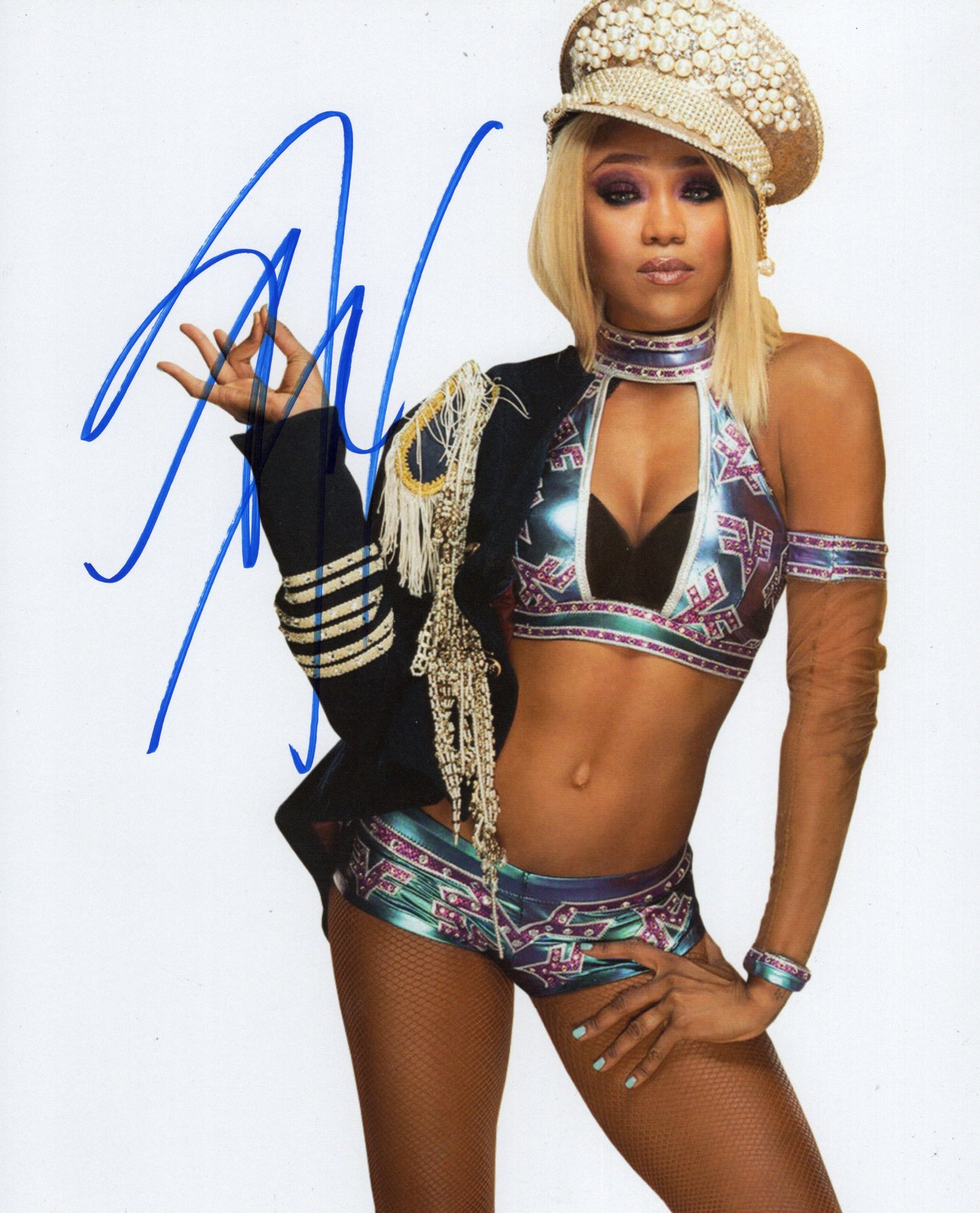 Alicia Fox signed (8x10) photo AEW WWE TNA auto autographed