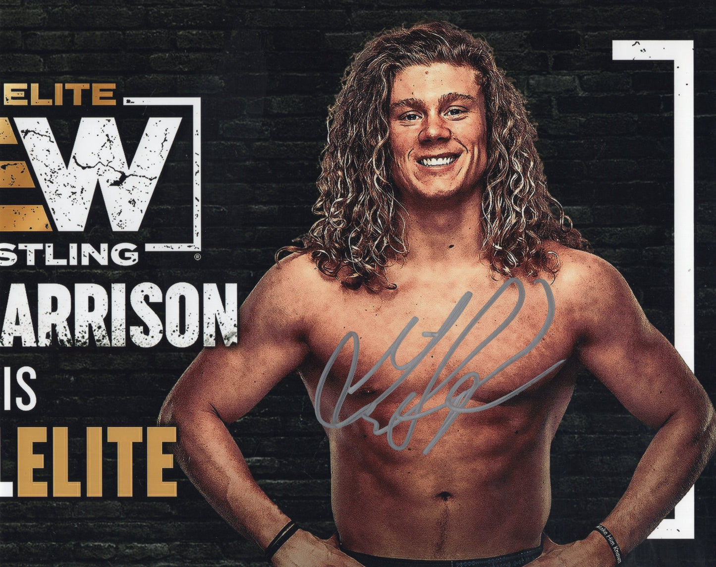 Griff Garrison 8x10 photo signed auto autographed AEW