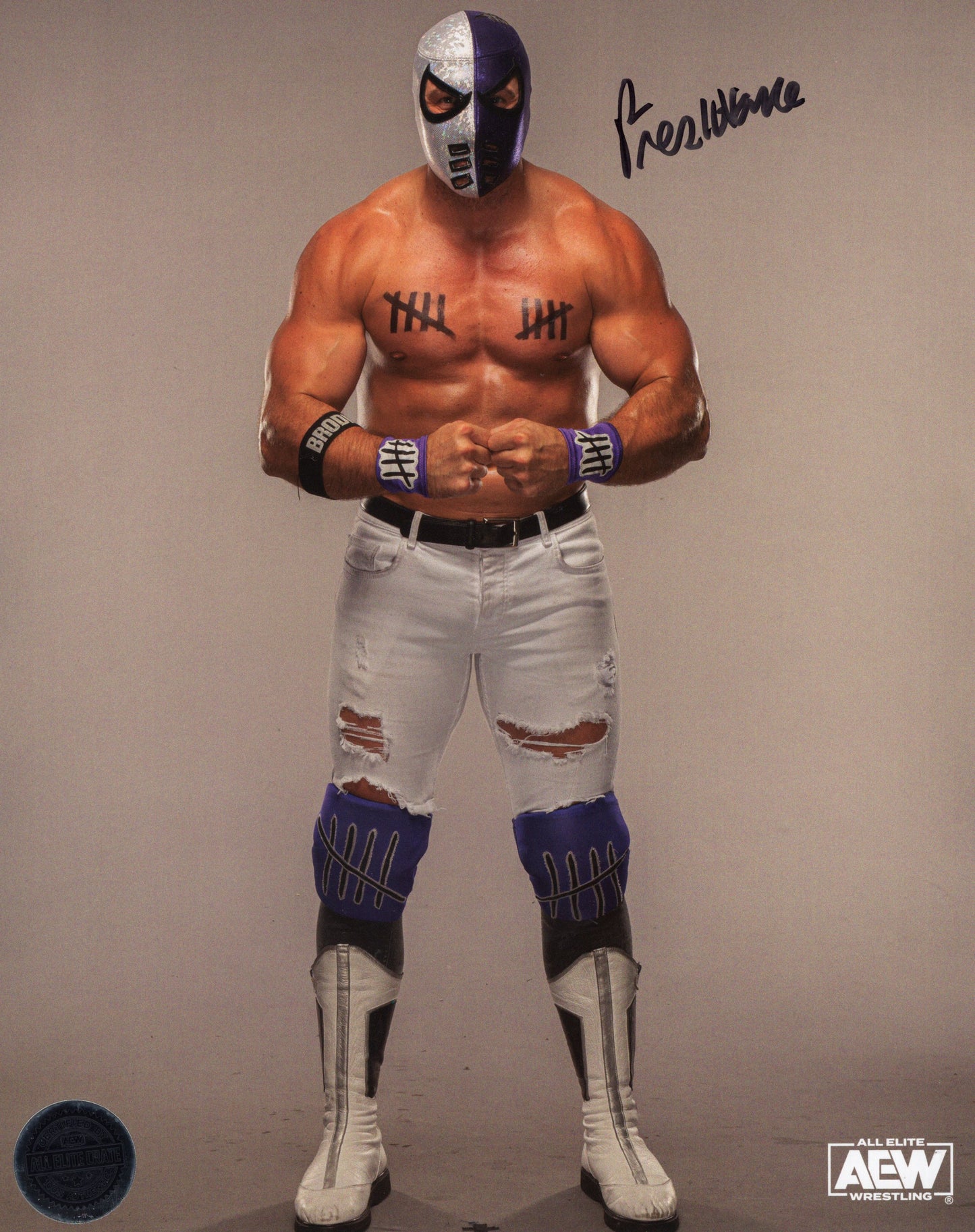 Presten Vance Preston 8x10 photo signed auto autographed AEW