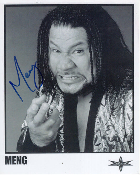 Meng Huku (8x10) WWF WCW photo signed auto autographed