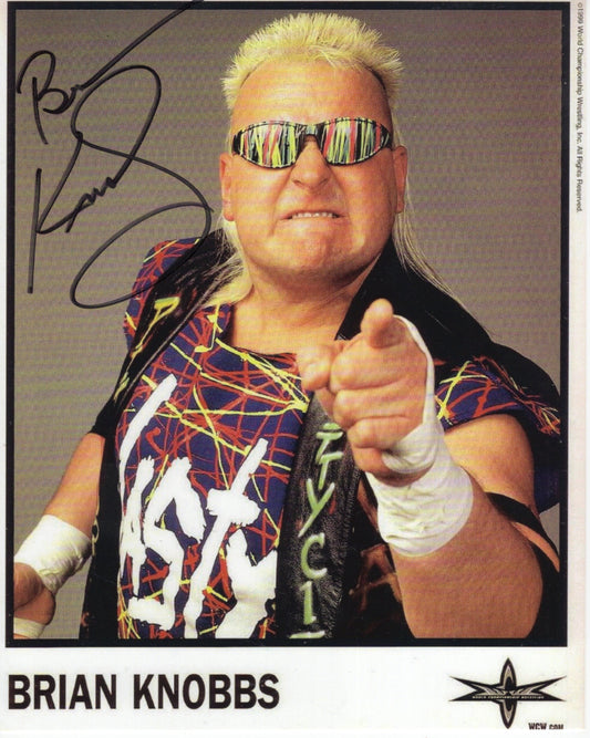 Brian Knobbs (8x10) WWE WCW photo signed auto autographed