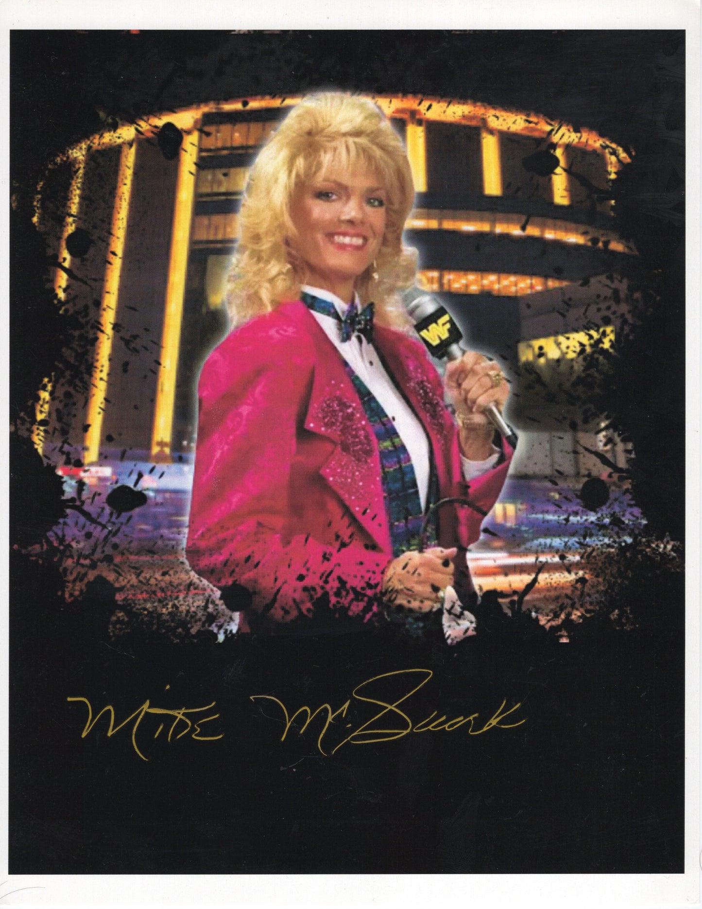 Mike McGuirk 8.5x11 photo signed auto autographed WWF