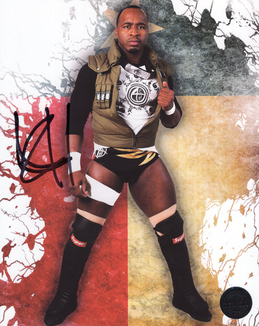 ACH 8x10 photo signed auto autographed WWE WWF