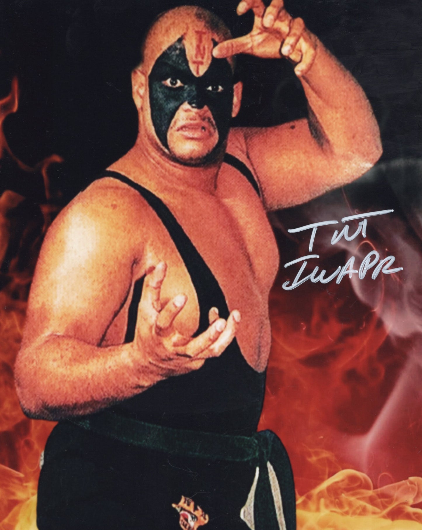 Savio Vega 8x10 photo signed auto autographed WWE WWF IWAPR