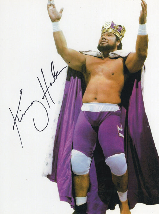 King Haku Meng 8x10 photo signed auto autographed WCW WWF WWE COA