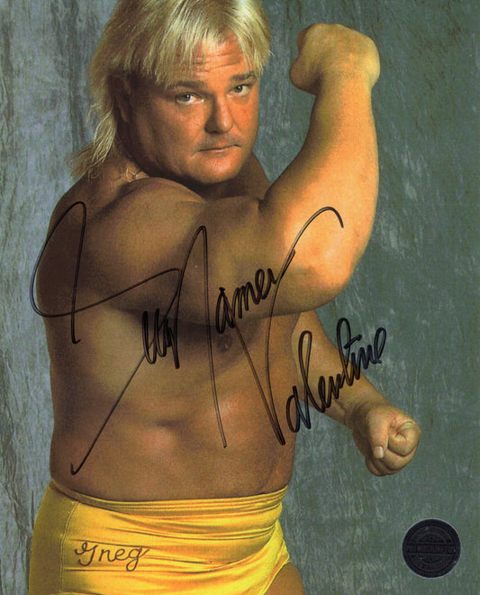 Greg Valentine 8x10 photo signed auto autographed WWF