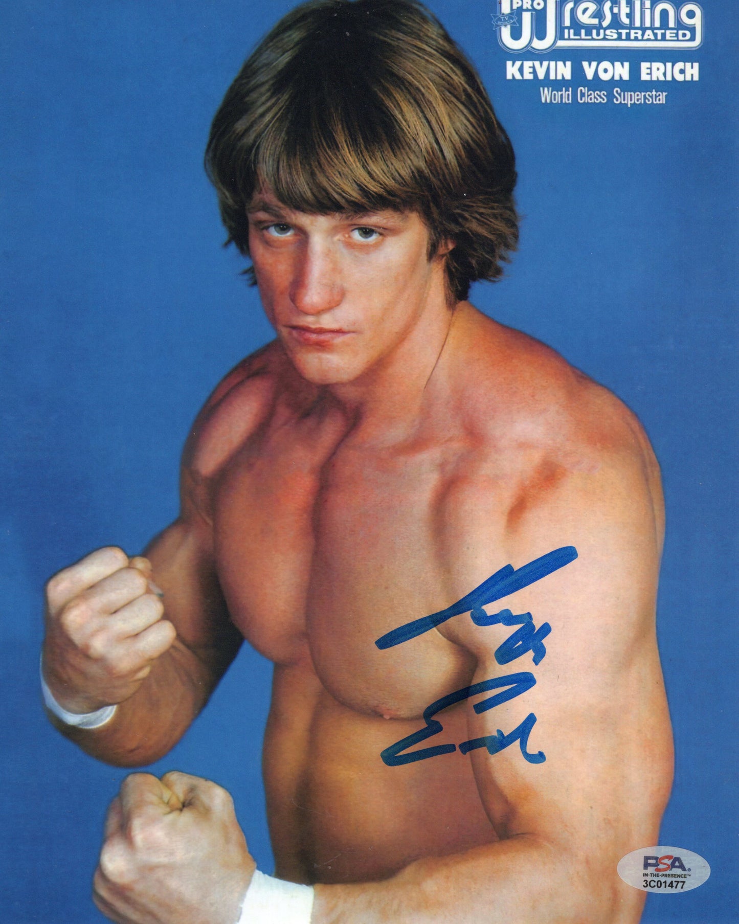 Kevin Von Erich (8x10) PSA COA photo signed auto autographed AEW NWA WCW WWF