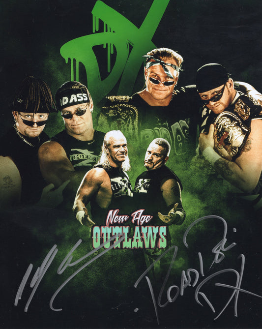 New Age Outlaws (8x10) signed autographed WWF WWE